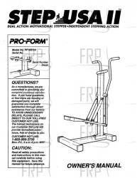 Manual, Owner's, PF105110 - Image