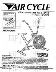 Manual, Owner's, PF411700 - Image