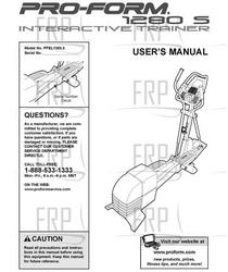 Manual, Owner's, PFEL13033 - Product image