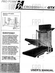 Manual, Owner's, PFTL40070 - Product Image