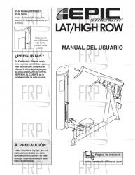 Manual, Owner's Spanish - Image