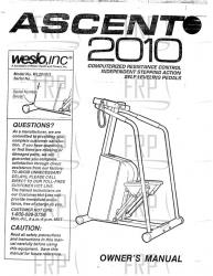 Manual, Owner's, WL201011 - Image