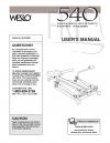 6075162 - Manual, Owner's, WL540030 - Image