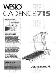 Manual Owners, WLTL71562 - Image