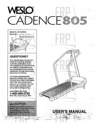 Manual, Owner's, WLTL80552 - Image