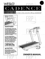 Manual, Owner's, WLTL84544 - Image