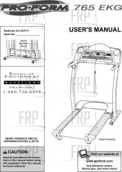 Manual, Owners. 291771 - Product Image