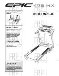 Manual, Owner's,EPTL091062 - Product Image