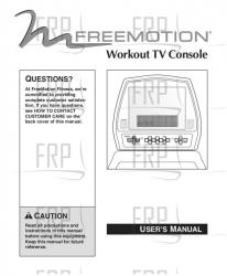 Manual, Owner's, FREEMOTION,TV,CONSOLE - Image