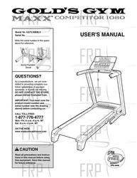 Manual, Owner's,GGTL906080 - Product Image