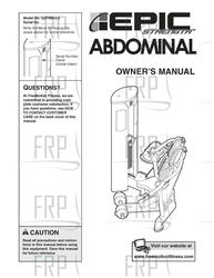 Manual, Owner's English - Product Image