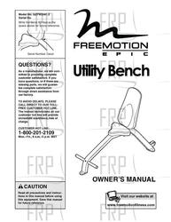 Manual, Owner's,GZFW20412 - Product Image
