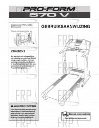 Manual, Owner's,PETL513050,DUTCH - Image