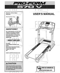 Manual, Owner's,PETL513050,ENG - Product Image
