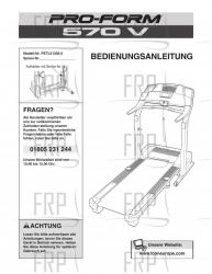 Manual, Owner's,PETL513050,GERMAN - Image