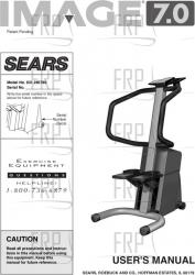 Owners Manual, 285780 G01482AC - Product Image