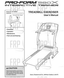 Owners Manual, 293063 - Product Image