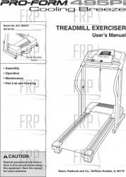 Owners Manual, 295231 - Product Image