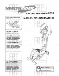 Owners Manual, HREVEL33030,FRNCH - Image