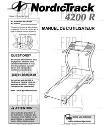 Owners Manual, NETL92130,FRENCH - Product Image