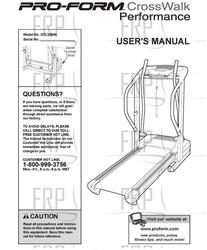 Owners Manual, NTW00730,PWN - Product Image