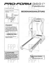 Owners Manual, PETL30134,GERMAN - Image