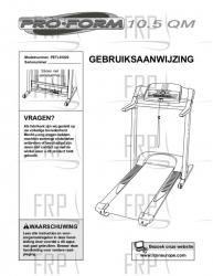 Owners Manual, PETL61020,DUTCH - Image