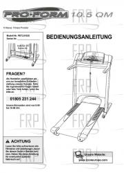 Owners Manual, PETL61020,GERMAN - Image