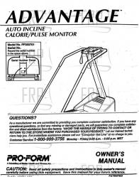 Owners Manual, PF350701 - Product Image