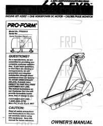 Owners Manual, PF622010 - Product Image