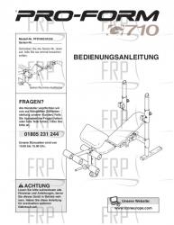 Owners Manual, PFEVBE33330,GERMN - Image