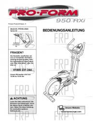 Owners Manual, PFEVEL35020,GERMN - Image