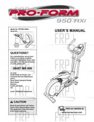 Owners Manual, PFEVEL35020,UK - Image