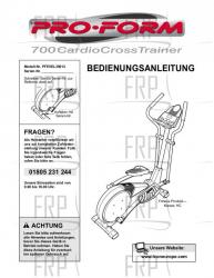 Owners Manual, PFEVEL39012,GERMN - Image