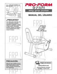 Owners Manual, PFEVEX1150,SPNSH - Image