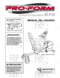 Owners Manual, PFEVEX39910,SPNSH - Image