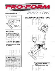 Owners Manual, PFEVEX87910,GERMN - Image