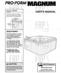Owners Manual, PFSB53950 - Product Image