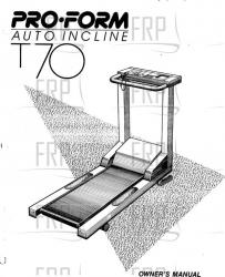 Owners Manual, PFT-70 - Product Image