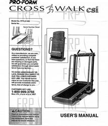 Manual, Owner's, PFTL21462 G02280AC - Product Image