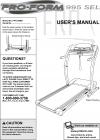 6018762 - Owners Manual, PFTL99601 - Product Image