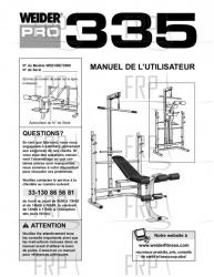 Owners Manual, WEEVBE70500,FRNCH - Image