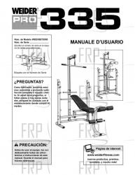 Owners Manual, WEEVBE70500,SPNSH - Image