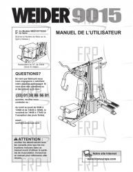 Owners Manual, WEEVSY1923,FRNCH - Image