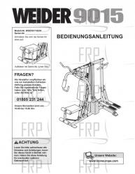 Owners Manual, WEEVSY1923,GERMN - Image