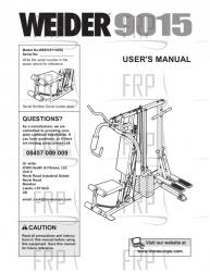 Owners Manual, WEEVSY1923,UK - Image