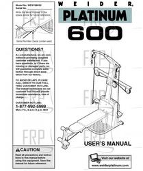 Owners Manual, WESY68630 - Product Image