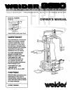 Owners Manual, WG86500 - Product Image