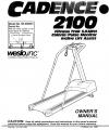 6034092 - Owners Manual, WL360501,CADENCE 2100 - Product Image
