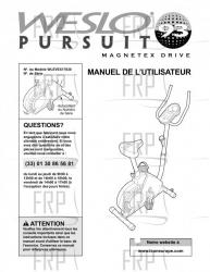 Owners Manual, WLEVEX17830,FRNCH - Image